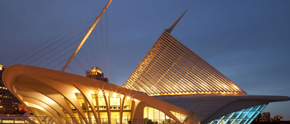 Santiago Calatrava, Milwaukee Art Museum - Donald W. Baumgartner, President of the Board of Trustees during the expansion and Chairman of the Building Committee over seeing the construction.
